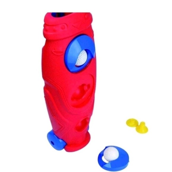 Jumbo Golf Caddy Set with Clubs and Balls, Outdoor Toy Sports Equipment, Ages 3+ - Picture 4 of 7